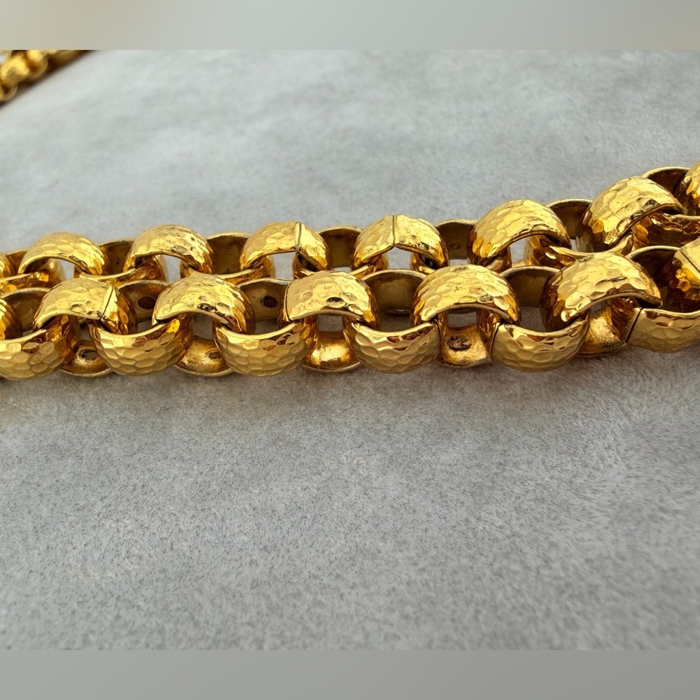 Rare vintage Swarovski chunky link chain necklace - Picture 10 of 15